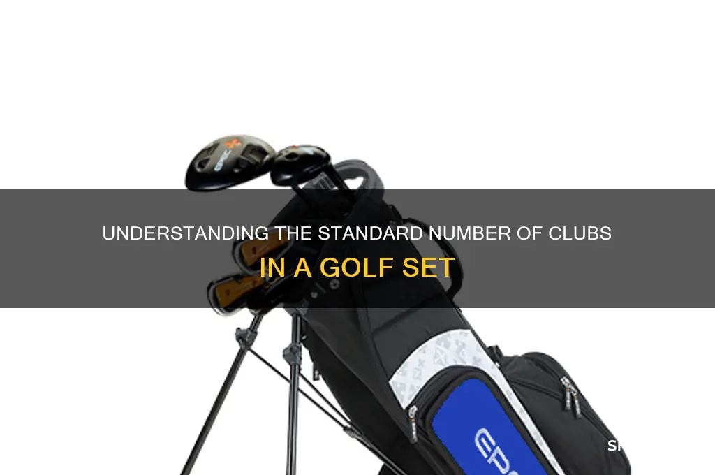 how many clubs in a golf set