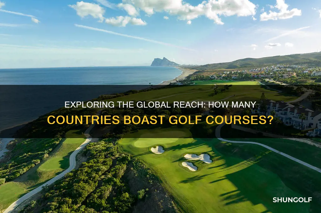 how many countries have golf courses
