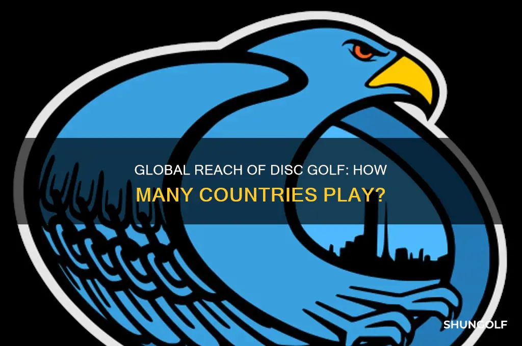how many countries is disc golf played in