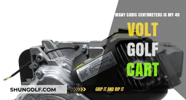 Calculating Your 48 Volt Golf Cart's Engine Displacement in CC
