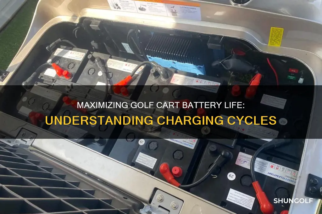 how many cycles golf cart battery