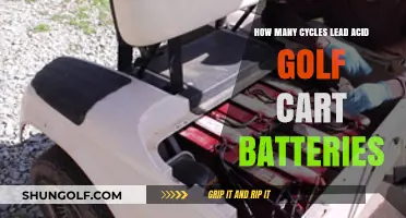 Maximizing Lead-Acid Golf Cart Battery Lifespan: Understanding Cycle Counts