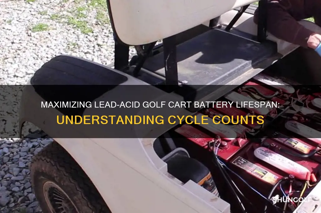 how many cycles lead acid golf cart batteries