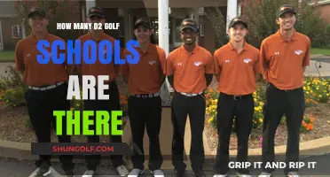 Exploring the Number of D2 Golf Schools Nationwide: A Comprehensive Guide