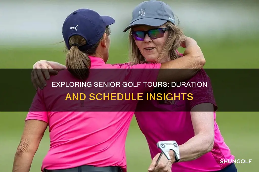 how many days are senior golf tours