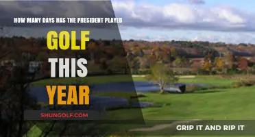Tracking the President's Golf Days: A Yearly Count and Analysis