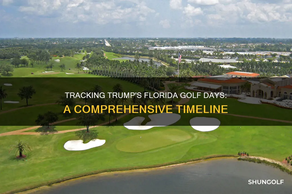 how many days has trump been florida golf