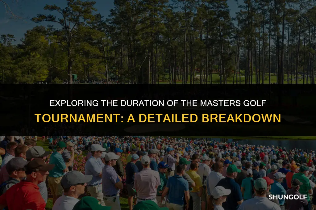 how many days is the masters golf tournament
