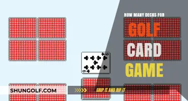 Perfecting Your Golf Card Game: Ideal Number of Decks to Use