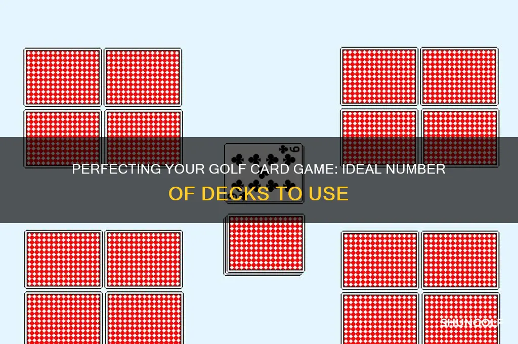 how many decks for golf card game