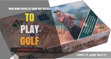 Playing Golf with Cards: Decks Needed for the Perfect Game