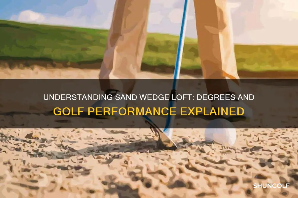 how many degrees is a sand wedge in golf