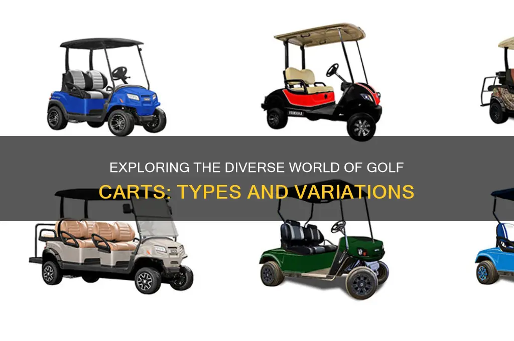 how many different golf carts are there