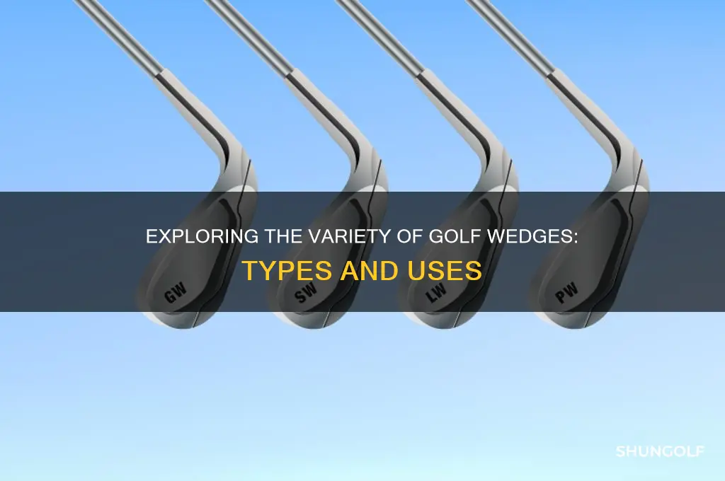 how many different golf wedges are there