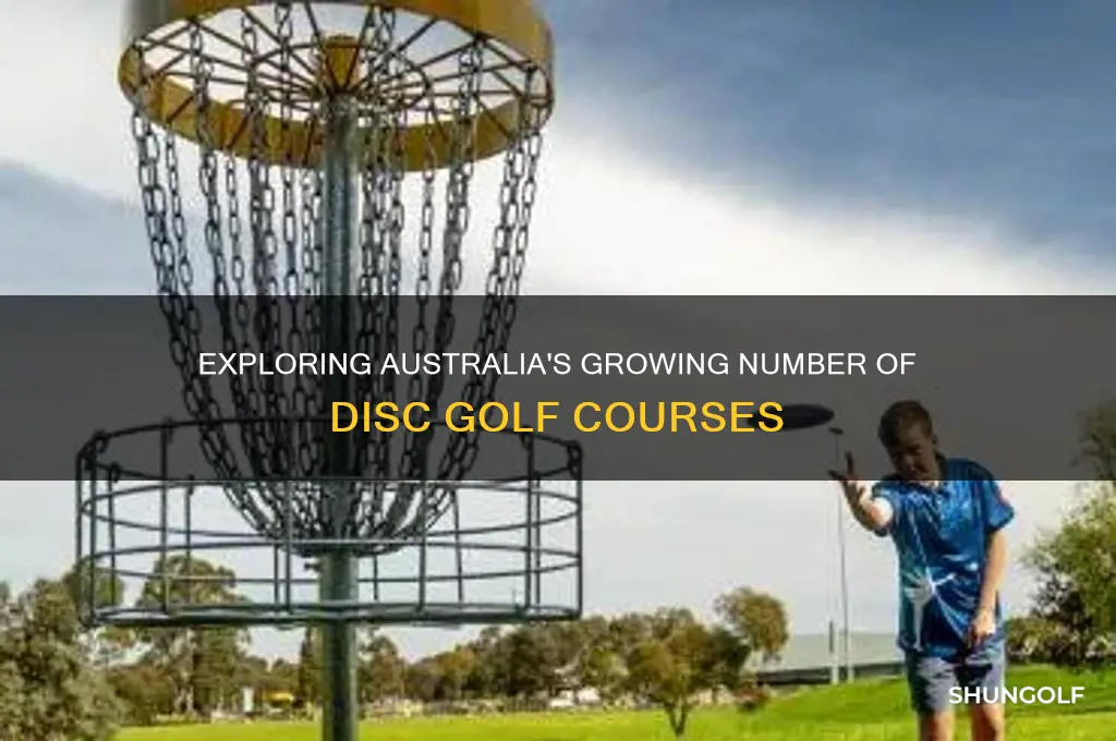 how many disc golf courses in australia