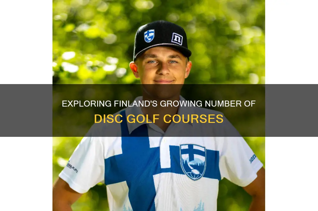 how many disc golf courses in finland