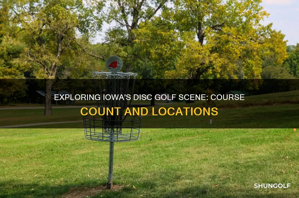 how many disc golf courses in iowa