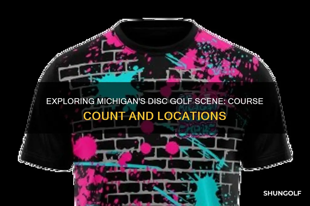 how many disc golf courses in michigan