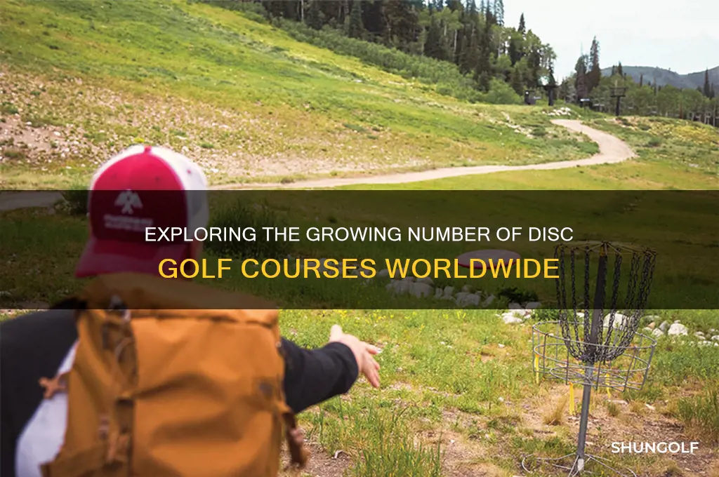 how many disc golf courses
