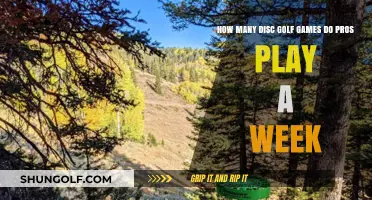 Pros' Weekly Disc Golf Routine: Games Played and Practice Balance