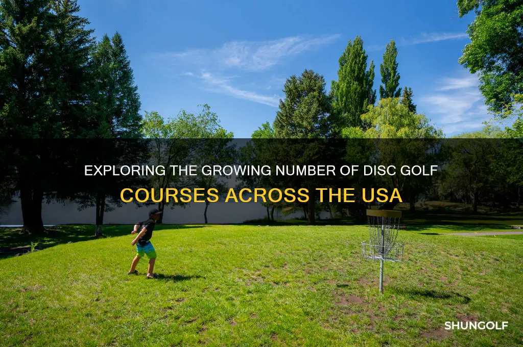 how many disk golf courses are there in usa