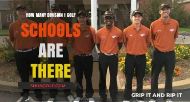 Exploring the Number of Division 1 Golf Schools Nationwide