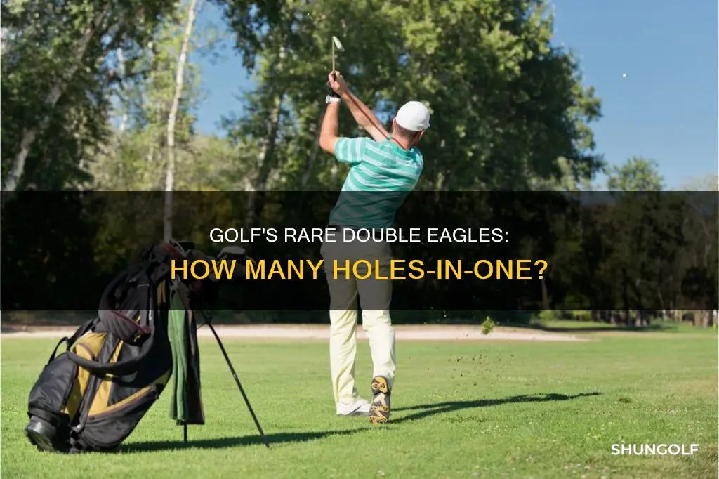 how many double eagles in golf