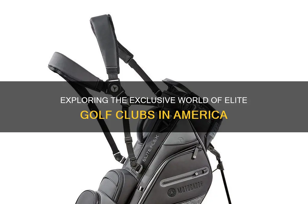 how many elite golf clubs are there in the us