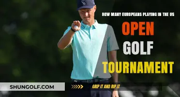 European Presence in the US Open Golf Tournament: A Statistical Overview