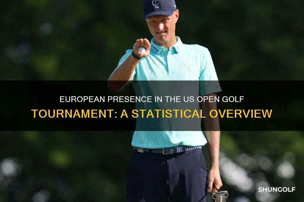 how many europeans playing in the us open golf tournament