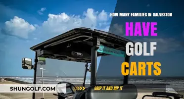 Galveston's Golf Cart Trend: How Many Families Own One?