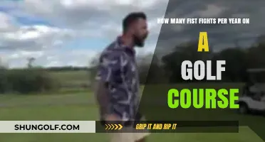 Golf Course Brawls: Annual Fistfight Frequency on the Fairways