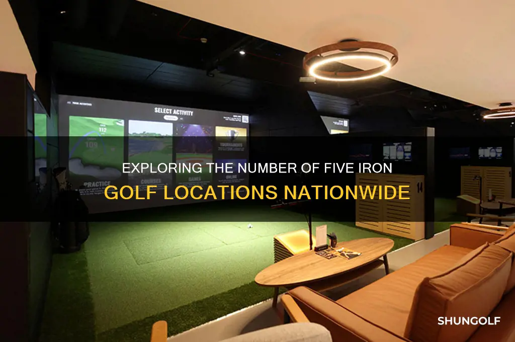 how many five iron golf locations are there