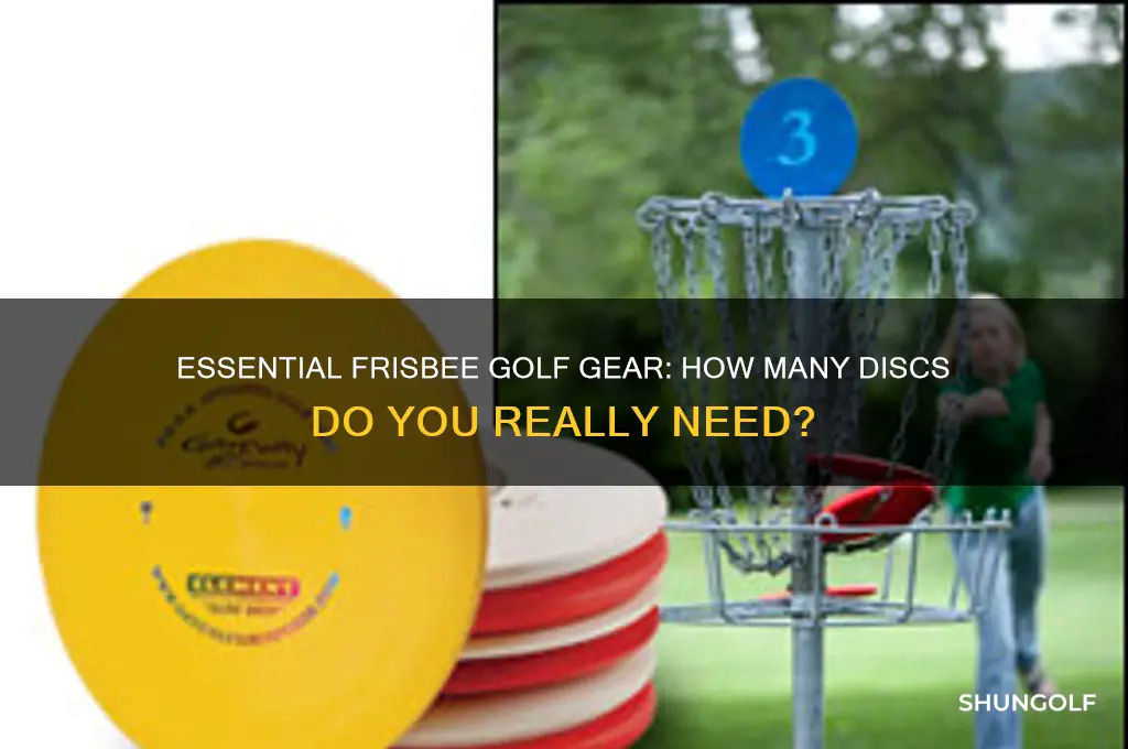 how many frisbees do you need for frisbee golf
