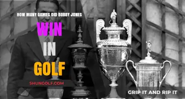 Bobby Jones' Golf Legacy: Total Games Won in His Career