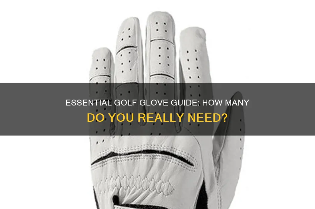 how many gloves do you need for golf