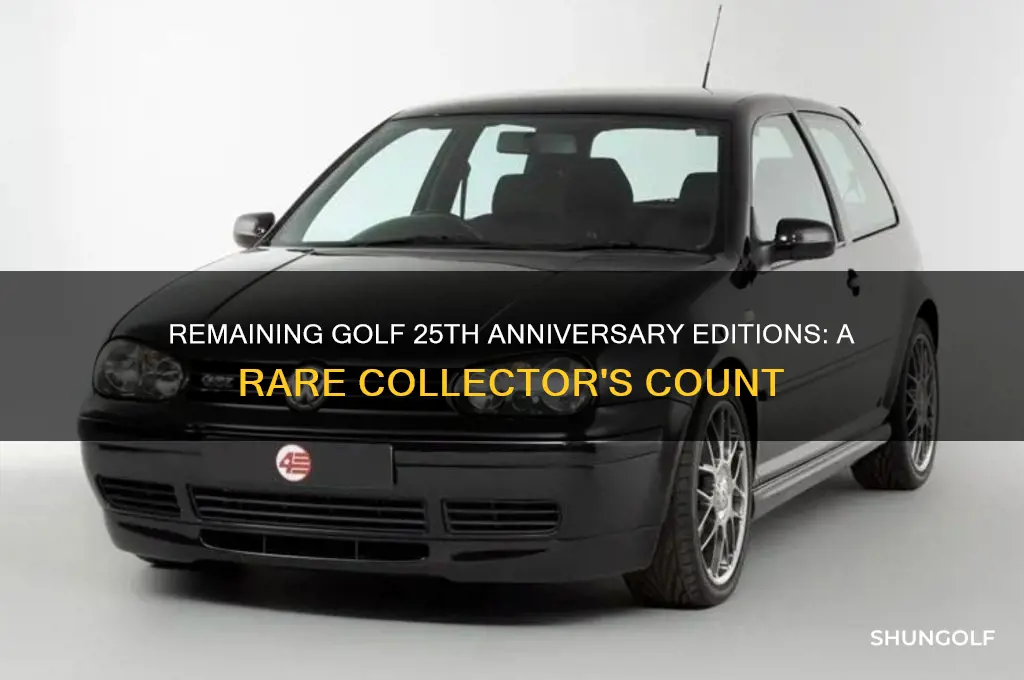 how many golf 25th anniversary are left