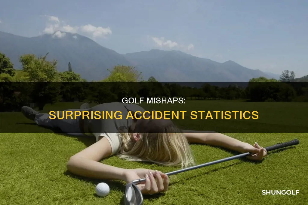 how many golf accidents