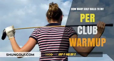 Perfecting Your Golf Warmup: Optimal Ball Count for Each Club