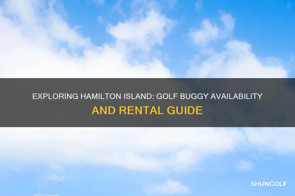 how many golf buggies on hamilton island