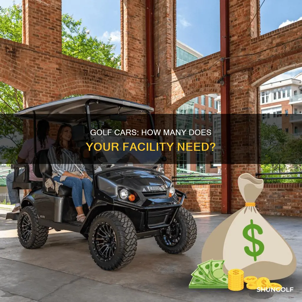 how many golf cars per facility