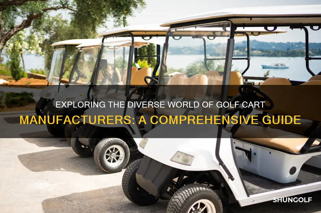 how many golf cart manufacturers are there