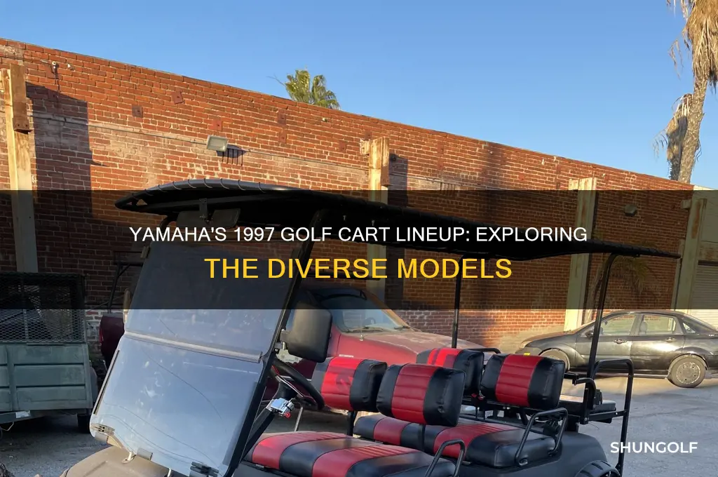 how many golf cart models did yamaha make in 1997