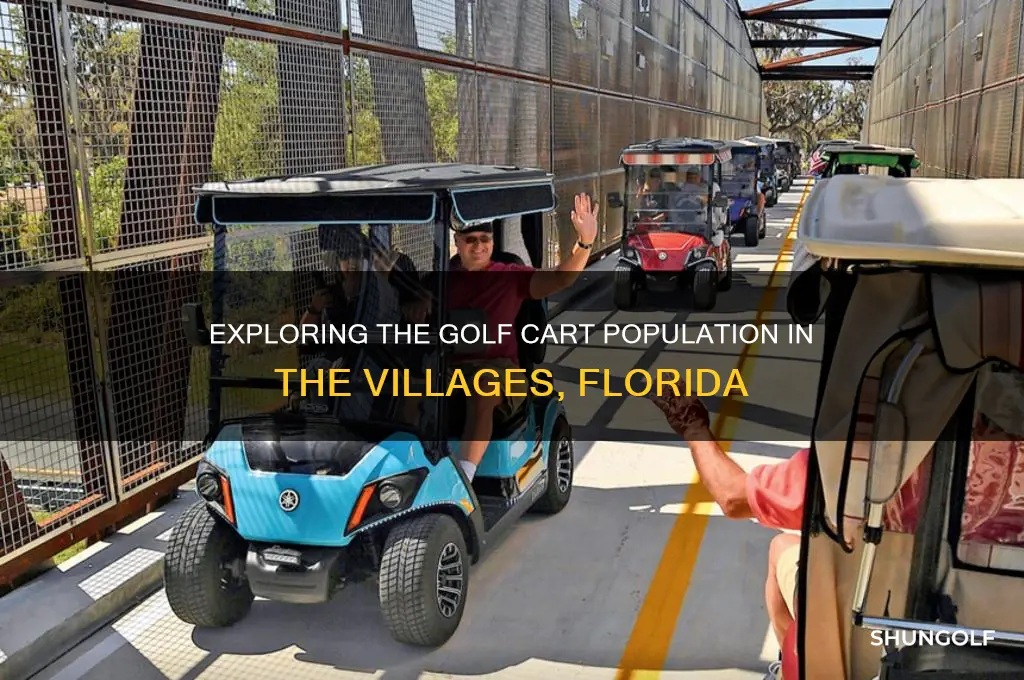 how many golf carts are in the villages fl
