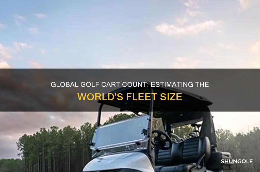 how many golf carts are in the world