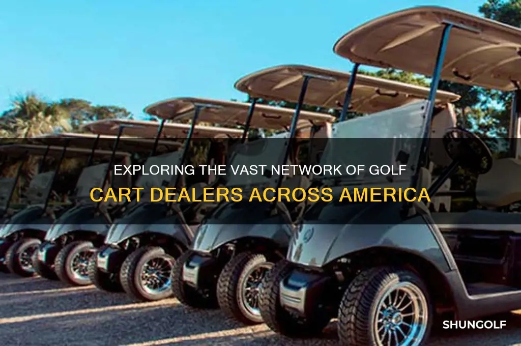 how many golf carts dealers in america
