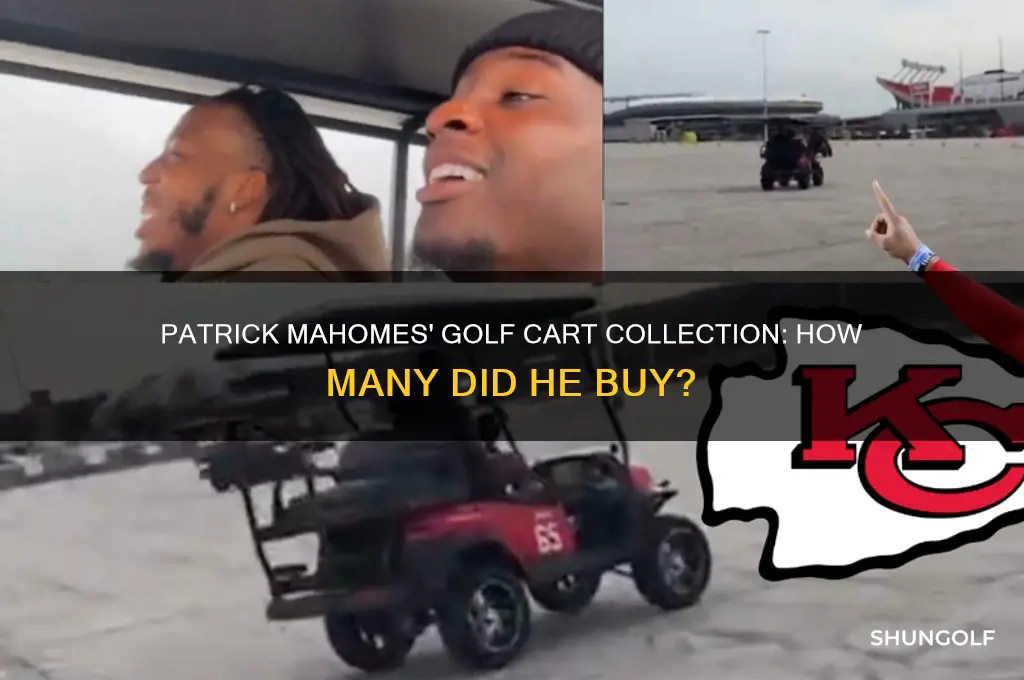 how many golf carts did patrick mahomes buy