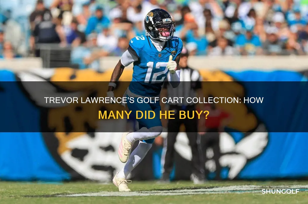how many golf carts did trevor lawrence buy