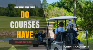 Exploring the Number of Golf Carts on Standard Golf Courses