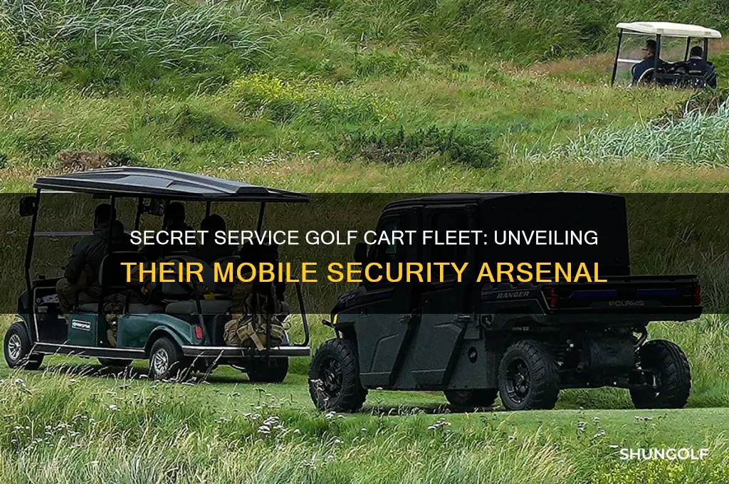 how many golf carts do secret service use